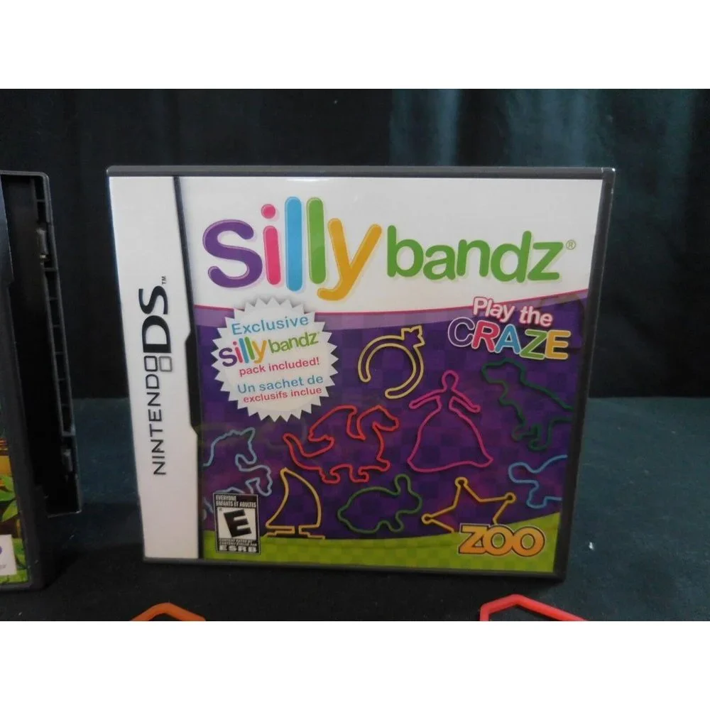 Nintendo DS Silly Bandz Action Game + Cradle of‎ Rome Game Tested Work